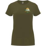 Capri T-Shirt für Damen, Militärgrün Militärgrün | L
