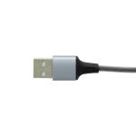 USB-Kabel Kordel Gray