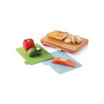 XD Collection Cutting board with 4pcs hygienic boards Brown