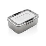 XD Collection Auslaufsichere Lunchbox aus RCS recyceltem Stainless Steel Silber