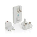 XD Collection Fluxo RCS 65W flat GAN charger with universal connectors White