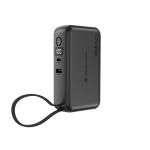 Urban Vitamin Eureka RCS recyceltes 65W-Hybrid-Ladegerät Schwarz