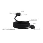Urban Vitamin Stockton 65W RCS RTPE/RPET magnetic cable Black