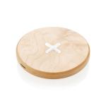 XD Collection 5W Wirless-Charger aus Holz Braun