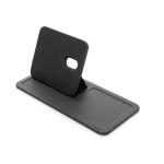 Swiss Peak 3 in 1 RCS recycled PU wireless charger desk tray Black