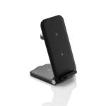 XD Collection Powerpal 3-in-1 15W-Ladegerät aus RCS recyceltem Kunststoff Schwarz