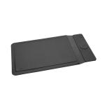 Swiss Peak 15W magnetic charging laptop sleeve 14-15,6" Black