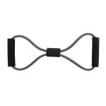 XD Collection Fitness 8 shape exercise band in pouch Black/gray