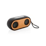 XD Xclusive Bamboo X doppelter Lautsprecher Schwarz/braun