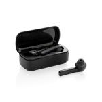 XD Collection Free Flow TWS earbuds in charging case Black