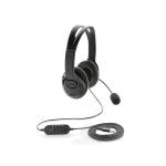 XD Collection Over ear wired work headset Black