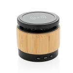 XD Collection Bamboo wireless charger speaker, nature Nature,black