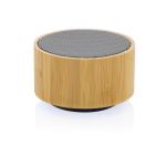 XD Collection RCS recycled plastic and bamboo 3W wireless speaker Black