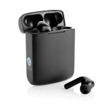 XD Xclusive Skywave RCS recycled plastic solar earbuds Black