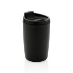 XD Collection GRS Recycled PP tumbler with flip lid Black