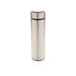 XD Collection Vakuum Stainless Steel Flasche mit gebürstetem Metalldeckel Silber