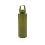 XD Collection RCS certified recycled PP water bottle with handle Green