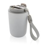 XD Collection Cuppa RCS re-steel vacuum tumbler with lanyard White