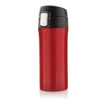 XD Collection RCS Recycled stainless steel easy lock vacuum mug Red