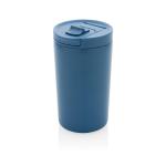 XD Collection Doppelwandiger Vakuum-Becher aus RCS recyceltem SS Blau