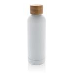 XD Collection Wood Vakuumflasche aus RCS recyceltem Stainless-Steel Weiß