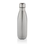XD Collection Eureka einwandige Wasserflasche aus RCS rec. Stainless-Steel Silber