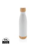 XD Collection Vacuum stainless steel bottle with bamboo lid and bottom 