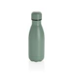 XD Collection Solid colour vacuum stainless steel bottle 260ml Green