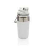 XD Collection 500ml Vakuum StainlessSteel Flasche mit Dual-Deckel-Funktion Weiß