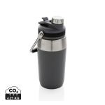 XD Collection 500ml Vakuum StainlessSteel Flasche mit Dual-Deckel-Funktion 