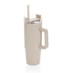 XD Collection Tana Becher aus RCS recyceltem Kunststoff mit Griff 750ml Beige