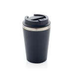 XD Collection Java 350ml doppelwandiger Becher aus RCS recyceltem PP Navy