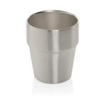 XD Collection Clark Doppelwandige RCS Kaffeetasse 300ml Silber