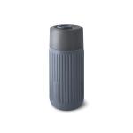 Black + Blum Black+Blum Glas-Reisebecher 340ml Grau