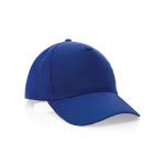 XD Collection Impact 5 Panel Kappe aus 190gr rCotton mit AWARE™ Tracer Blau