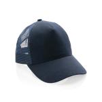 XD Collection Impact AWARE™ Brushed rcotton 5 panel trucker cap 190gr Navy