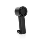 XD Collection Twist wiederaufladbarer tragbarer Ventilator aus RCS rABS Schwarz