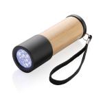 XD Collection Bamboo and RCS certfied recycled plastic torch Brown