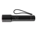 GearX RCS recycled aluminum USB-rechargeable heavy duty torch Black