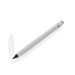 XD Collection Tintenloser Stift aus Aluminium mit Radiergummi Weiß