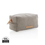 XD Collection Canvas toiletry bag PVC free 