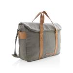 XD Collection Canvas laptop bag PVC free Convoy grey