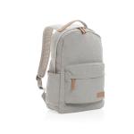 XD Collection Impact AWARE™ 16 oz. recycled canvas backpack Convoy grey