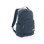 XD Collection Impact AWARE™ 16 oz. recycled canvas backpack Aztec blue