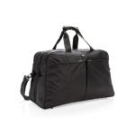 Swiss Peak RFID duffle with suitcase opening Black