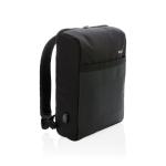 Swiss Peak 15" anti-theft RFID & USB backpack PVC free Black