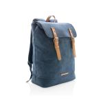 XD Collection Canvas Laptop-Rucksack, PVC-frei Blau