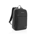 Swiss Peak laptop backpack with UV-C steriliser pocket Black