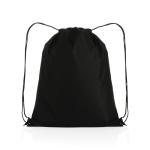 XD Collection Impact AWARE™ RPET 190T drawstring bag Black