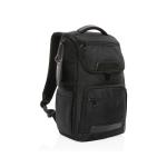 Swiss Peak AWARE™ RPET Voyager 15.6" Laptop Rucksack Schwarz